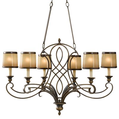 Justine Linear Chandelier by Feiss - Starlight Lighting USA and Canada